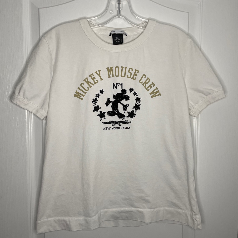 Sequin Mickey Mouse Club Tee Shirt